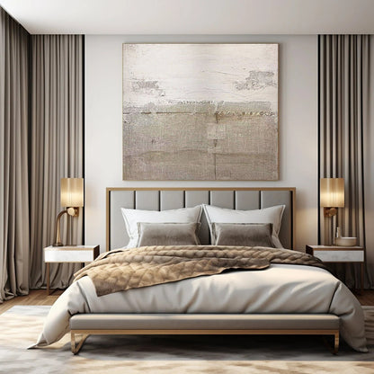 Huge Hand-Painted Modern Abstract Decorative Painting for High-End Restaurant Open Kitchen Interaction Areas