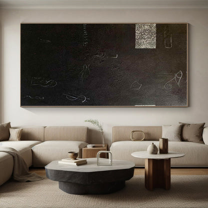 Staggering Custom Abstract Painting for Home Bar and Lounge Feature Wall