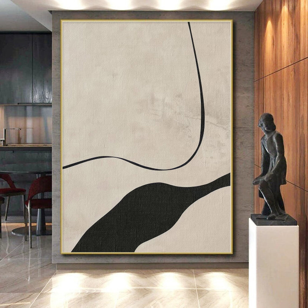 Oversized Custom Abstract Wall Art for Home Theater Feature Walls