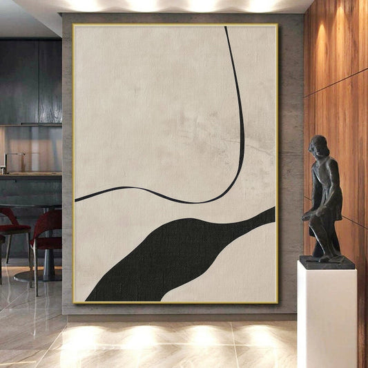 Oversized Custom Abstract Wall Art for Home Theater Feature Walls