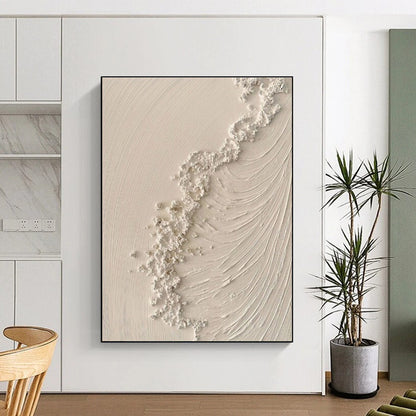 Monumental Abstract Canvas for Nursery Crib Soothing Background LargeART0681
