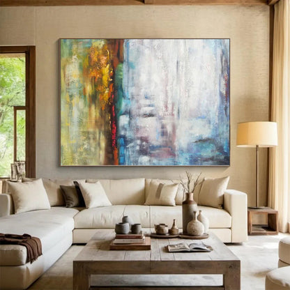 Staggering Made-to-Order Abstract Painting for Home Music Studio Wall