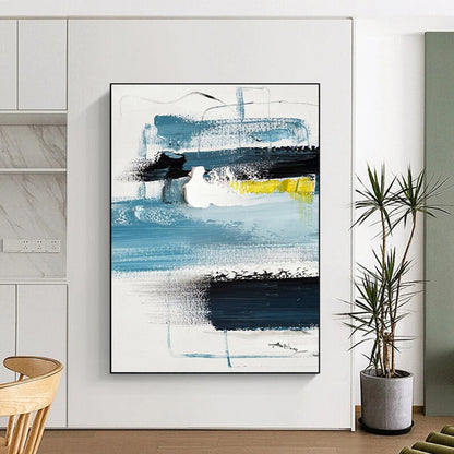 Super-Sized Contemporary Abstract Painting for Greenhouse Gardening Inspiration