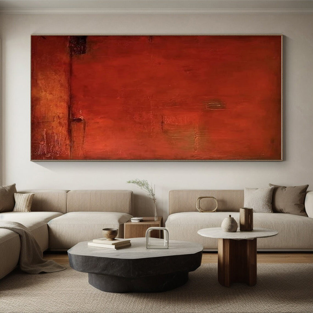 Extra-Huge Hand-Brushed Abstract Painting for Beauty Salons LargeART0653