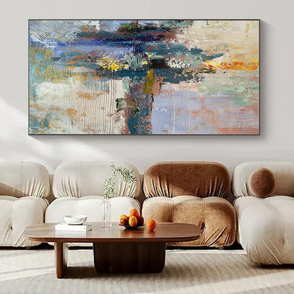 Hand-Painted Personalized Abstract Painting for Office & Bar