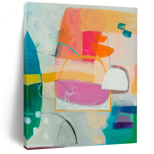 Giant Made-to-Order Abstract Painting for Office Lobbies