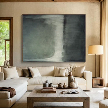 Super-Sized Custom Hand-Painted Abstract Painting for Home Wine Cellar Barrel Wall LargeART0630