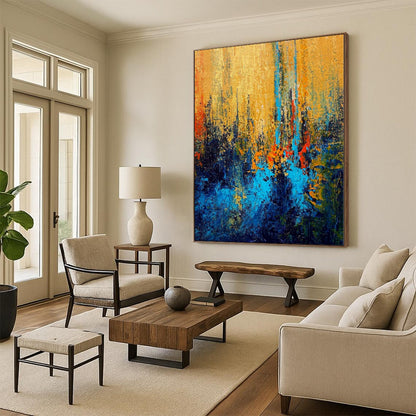 Giant Abstract Viking Art - Made to Order Acrylic for Nordic-Themed Restaurants