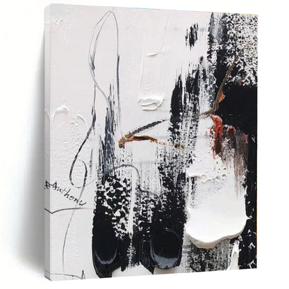 Large-Scale Oversized Hand-Painted Abstract Painting for Home Wine Cellar Tasting Wall