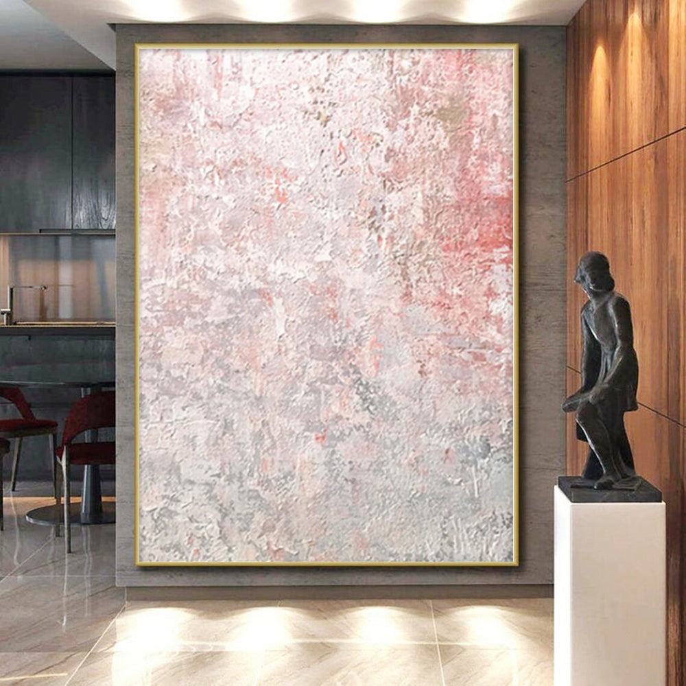 Immense Abstract Cyberpunk Art - Hand-Painted Resin for Gaming Convention Centers