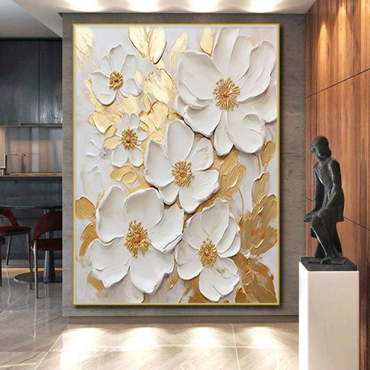 Enormous Hand-Crafted Abstract Canvas for Photography Studios LargeART0658