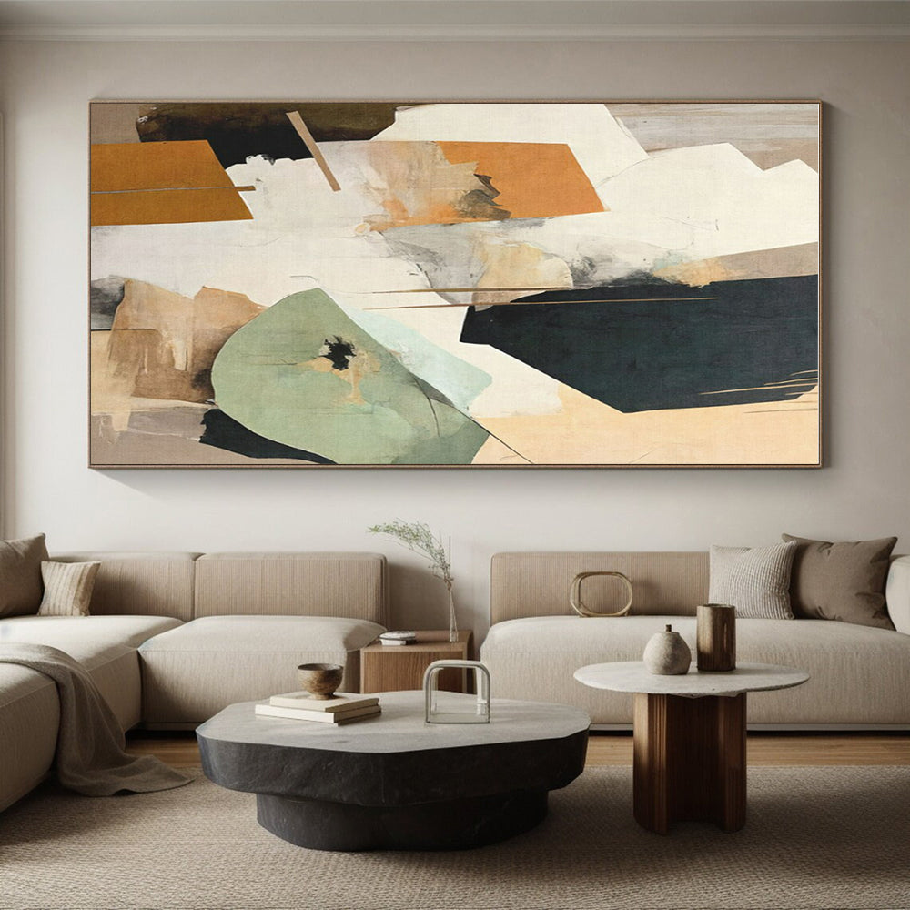 Colossal Modern Abstract Wall Art for Contemporary Mudroom Pet Food Storage Wall