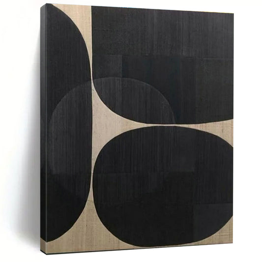 Custom Oversized Hand-Painted Abstract Canvas for Attic Living Space Feature Wall LargeART0595