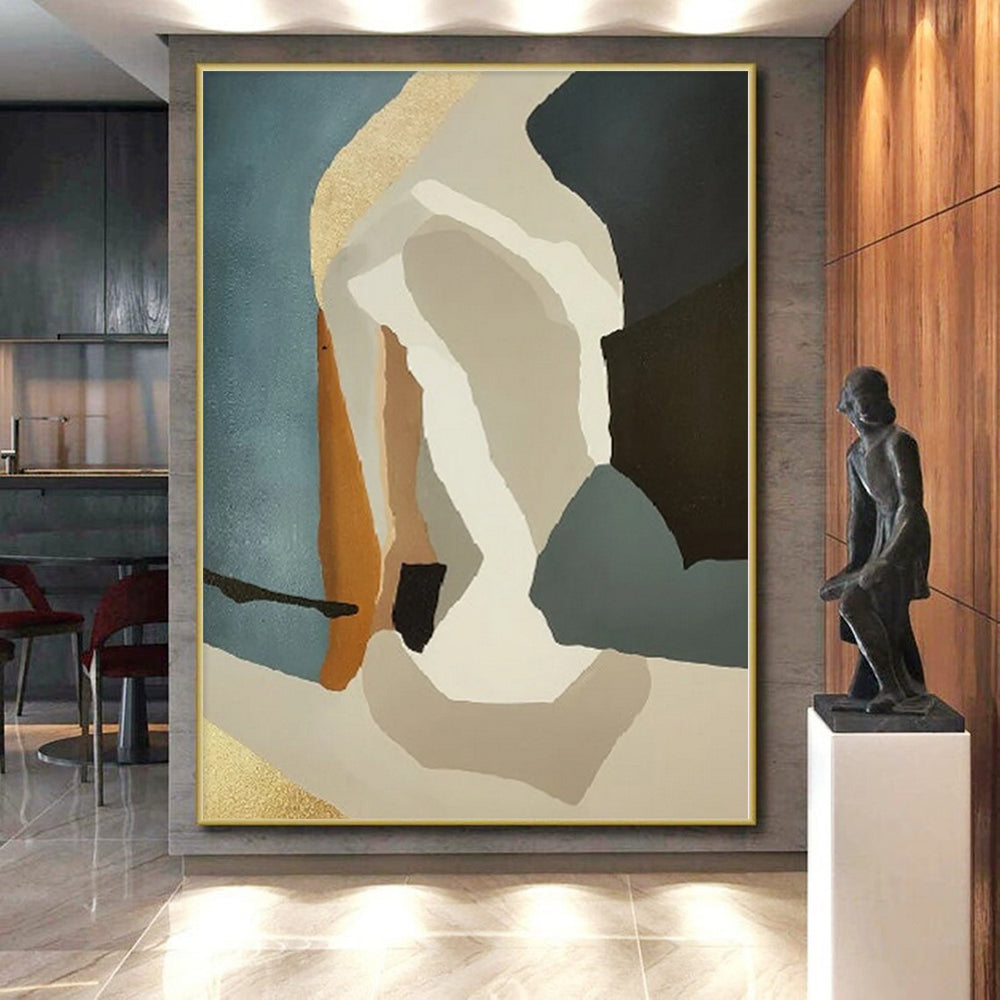 Grand Made-to-Order Abstract Wall Art for Entryway Console Table Walls