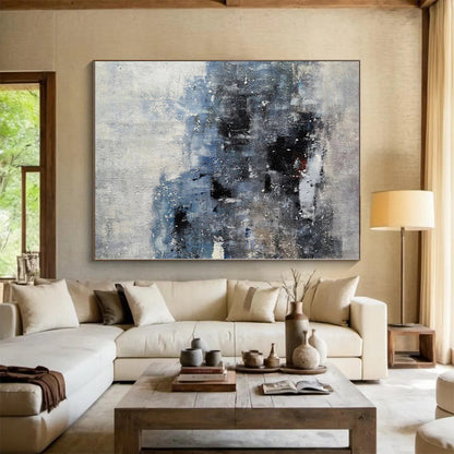 Immense Hand-Painted Abstract Wall Art for Home Craft Room Cutting Table and Mat Walls