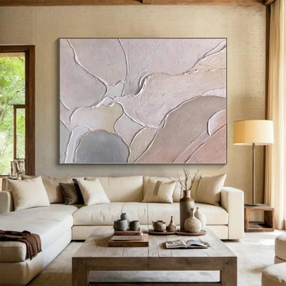 Enormous Customized Abstract Canvas for Pet Playpen Feature Wall