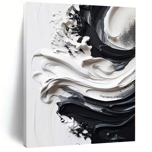 Grand Abstract Painting for Horse Stable Tack Rooms - Custom Acrylic on Linen