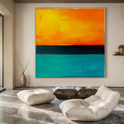 Chandelier-Focused Hand-Painted Mural for Dining Room Ceilings