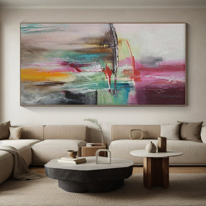 Giant Abstract Viking Art - Made to Order Acrylic for Nordic-Themed Restaurants