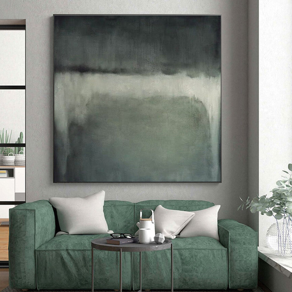 Super-Sized Custom Hand-Painted Abstract Painting for Home Wine Cellar Barrel Wall LargeART0630