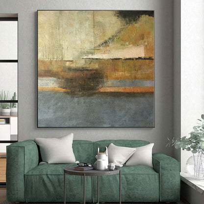 Oversized Custom Abstract Canvas for Pet Play and Rest Areas