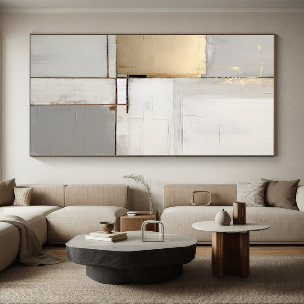 Super-Sized Made-to-Order Abstract Painting for Home Wine Cellar Feature Wall