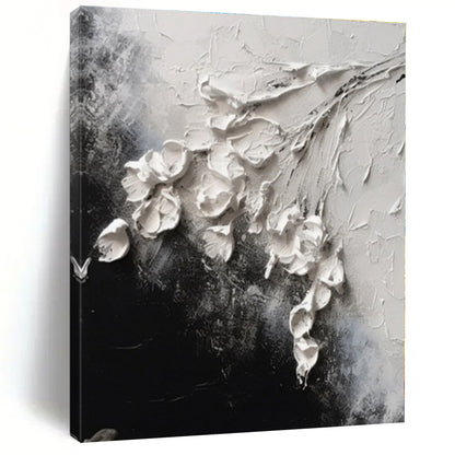 Custom Giant Hand-Painted Abstract Art for Sunroom Garden View Wall LargeART0580