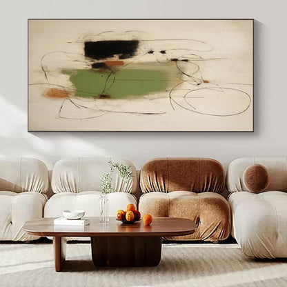 Extra-Vast Hand-Painted Modern Abstract Art for Office Creative Studios