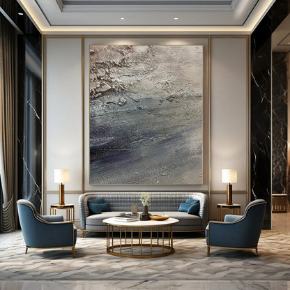 Grand Custom Abstract Canvas for Luxury Retail Store Windows