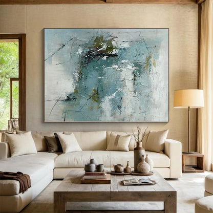 Colossal Custom Abstract Canvas for Kids’ Playroom Feature Wall