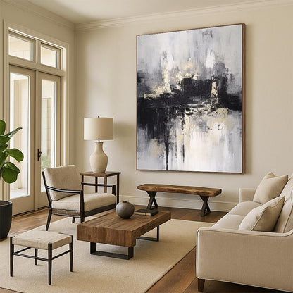 Personalized Whimsical Hand-Painted Abstract Art for Home Office Inspiration Wall
