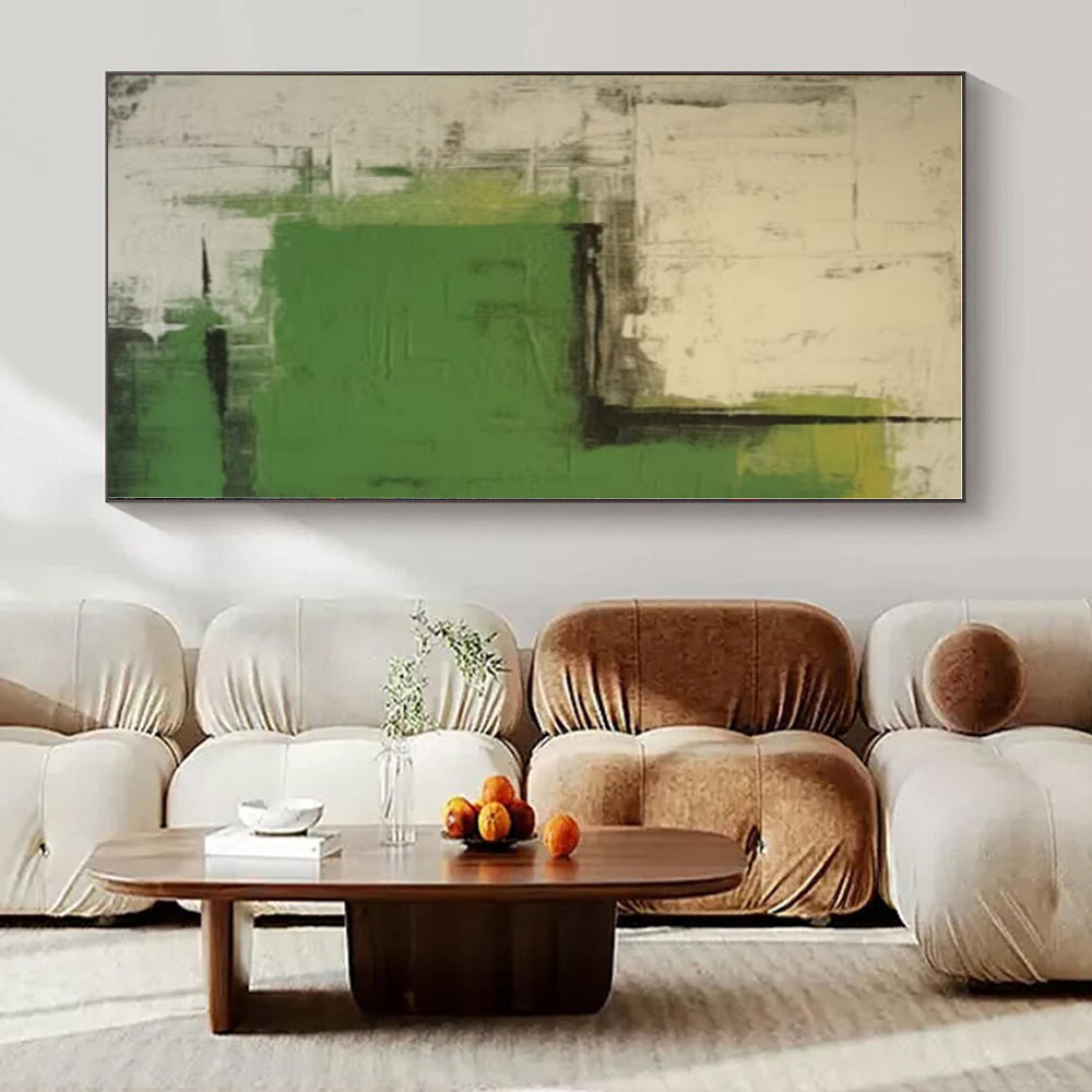 Hand-Painted Custom Abstract Art for Office Reception Areas