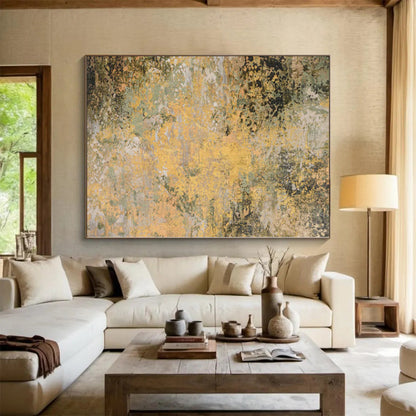 Immense Abstract Current Art - Hand-Painted Resin for Marine Science Center Atriums