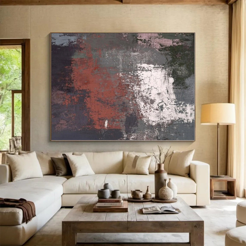 Colossal Custom-Made Abstract Wall Art for Home Craft Room Storage Wall
