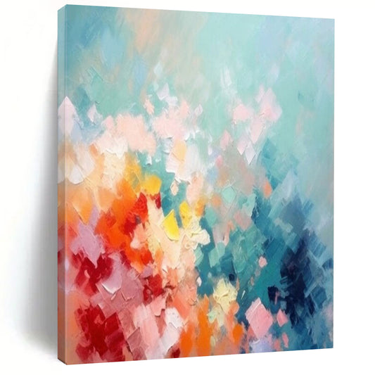 Super-Sized Hand-Painted Modern Abstract Wall Decor for Home Dining Nooks