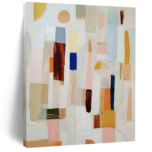Colossal Tailored Hand-Painted Abstract Wall Art for Art Studios LargeART0659