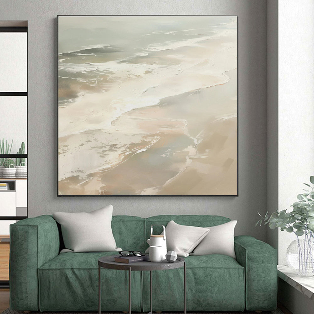 Mammoth Custom Abstract Canvas for Home Indoor Pool Lounge Area Wall