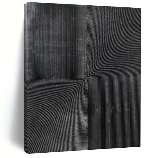 Perfectly-Sized Large Abstract Mural for Restaurant Open Kitchens