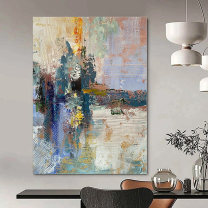 Hand-Painted Personalized Abstract Painting for Office & Bar
