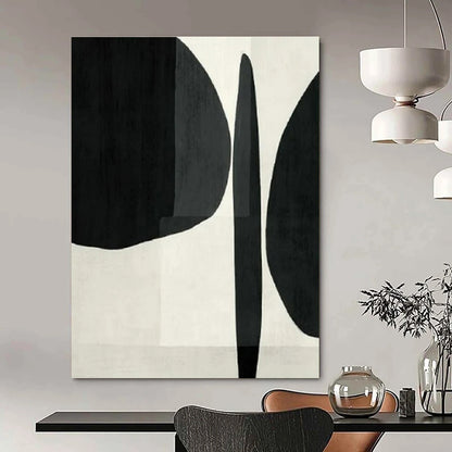 Custom Hand-Painted Abstract Mural for Living Room & Hotel Fitness Centers