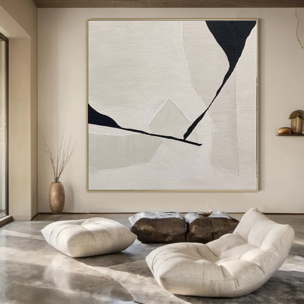Giant Commissioned Abstract Painting for Agricultural Innovation Center Lobbies
