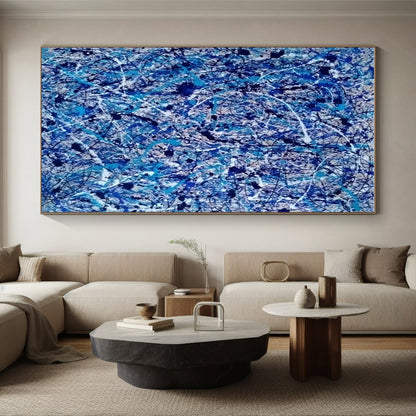 Oversized Contemporary Abstract Painting for Cruise Ship Grand Lobbies