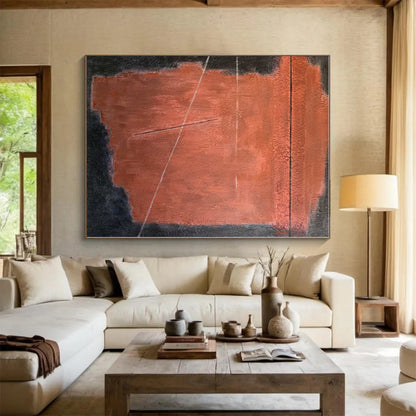 Enormous Made-to-Order Abstract Wall Art for Entryway Coat Closet Wall