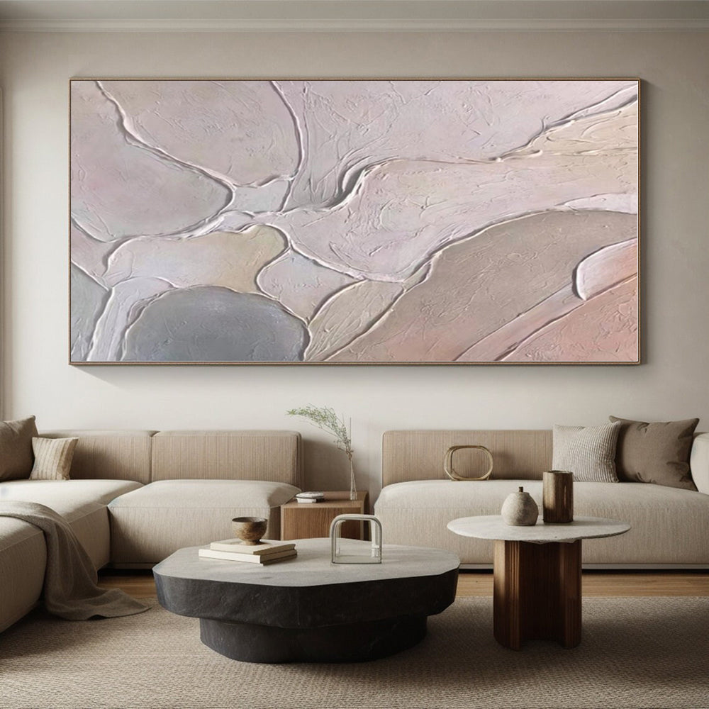Enormous Customized Abstract Canvas for Pet Playpen Feature Wall