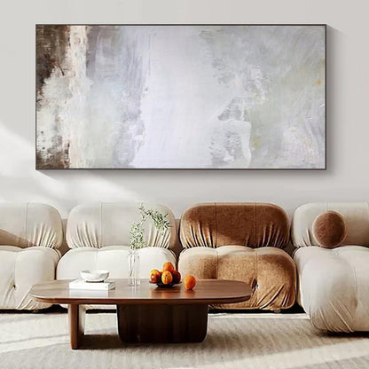 Chic Hand-Painted Abstract Wall Art for Living Room Coffee Table Vignettes