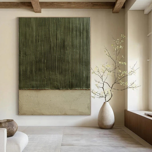 Grand Abstract Wall Decor for Walk-In Pantry Interiors - Made to Order Mixed Media