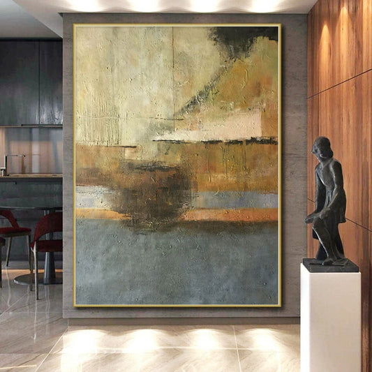 Oversized Custom Abstract Canvas for Pet Play and Rest Areas