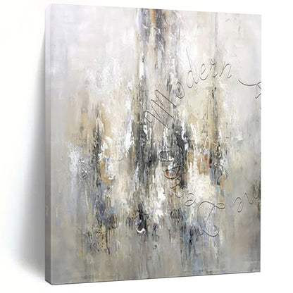Hand-Painted Extra-Large Contemporary Abstract Painting for Luxury Hotel Ballrooms