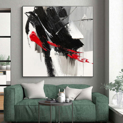 Monumental Modern Abstract Wall Art for Entryway Dramatic First Impression