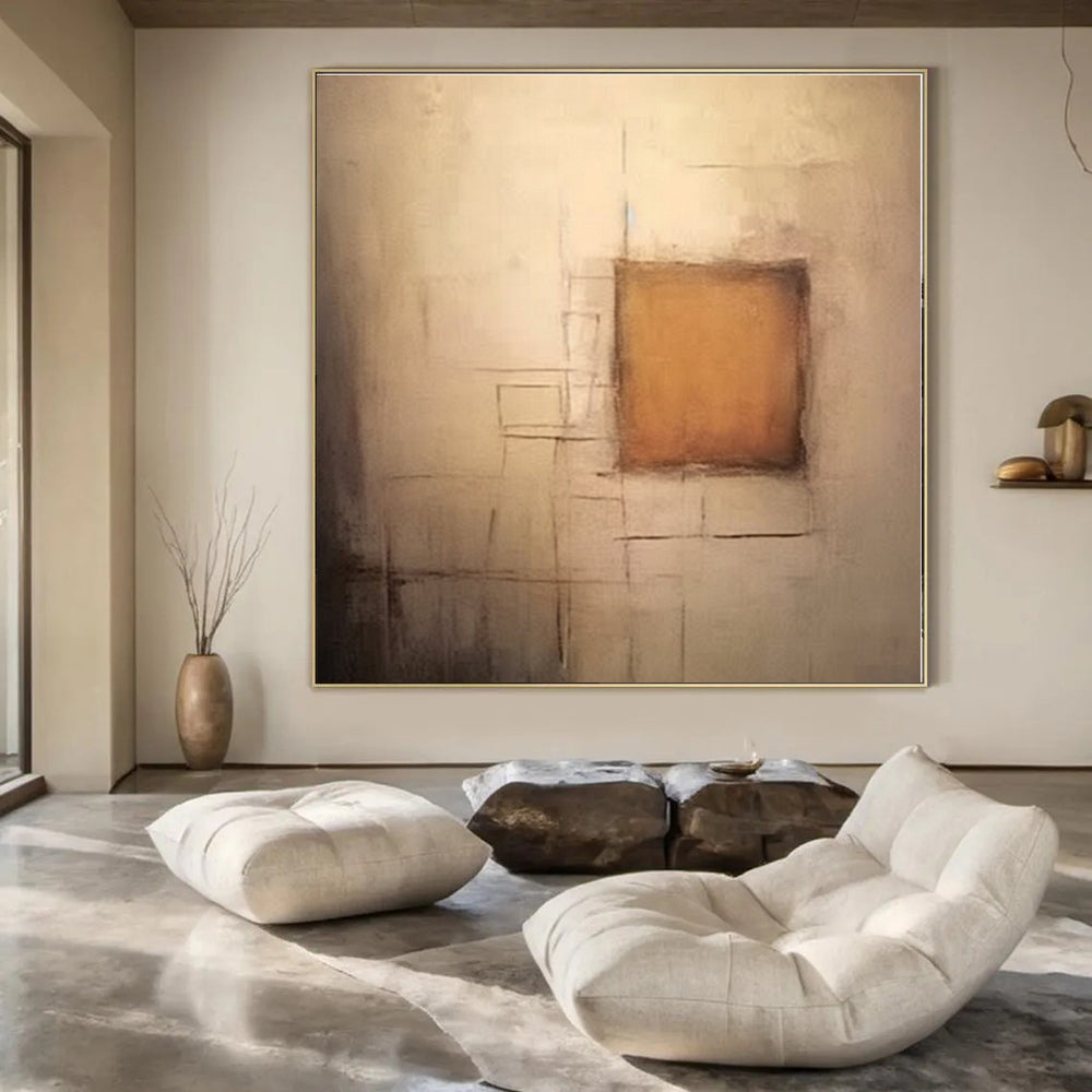 Hand-Painted Personalized Abstract Wall Art for Executive Offices